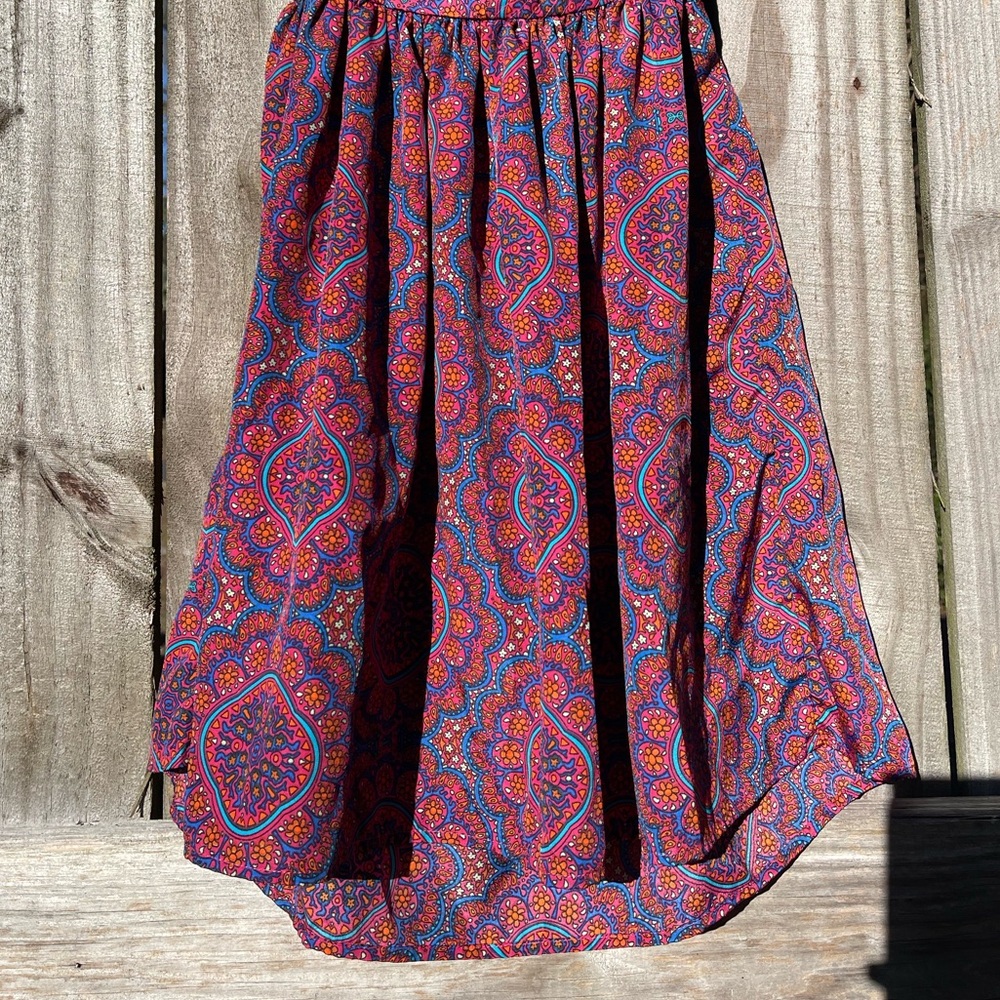 Band of Gypsies Multicolor Paisley Mini Dress Sz XS - Picture 3 of 10